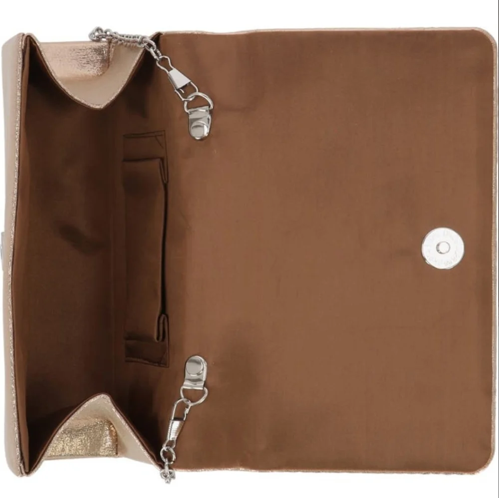 Jessica McClintock Beaded Tan Bag